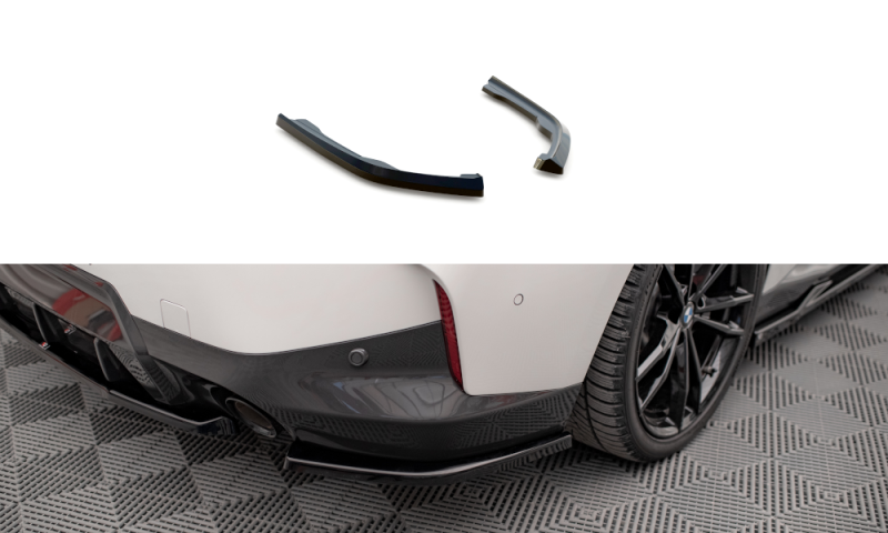 Maxton Heck Ansatz Flaps Diffusor V.2 für BMW 2 Coupe M-Paket G42 schwarz Hochglanz BM-2-42-MPACK-RSD2-G