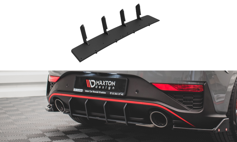 Maxton Street Pro Heckschürze für Hyundai I30 N Hatchback Mk3 Facelift HYI303FNCNC-RS1B
