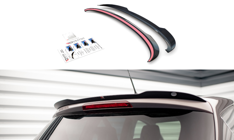 Maxton Spoiler CAP für Ford C-Max Mk2 schwarz Hochglanz FO-CMAX-2-CAP1-G