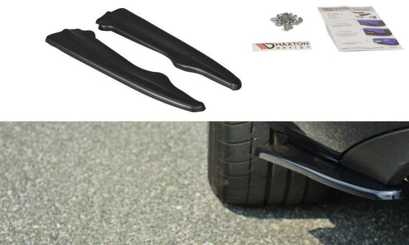 Maxton Heck Ansatz Flaps Diffusor für Mercedes E W212 schwarz Hochglanz ME-E-212F-C-RSD1-G