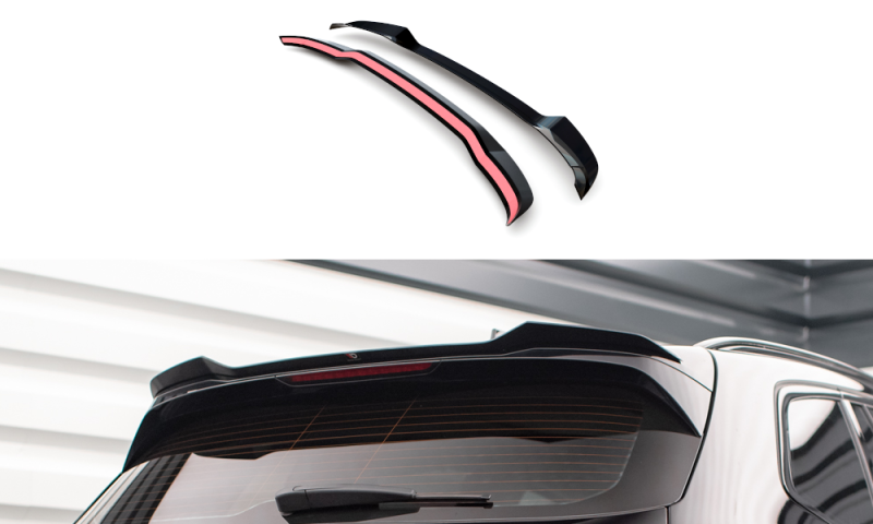 Maxton Spoiler CAP für BMW X3 G01 schwarz Hochglanz BM-X3-01-CAP1-G
