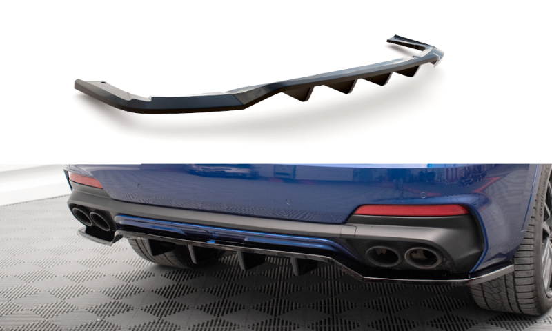 Maxton Mittlerer Diffusor Heck Ansatz DTM Look für Maserati Levante GTS Mk1 schwarz Hochglanz MS-LE-1-GTS-RD1G+RD2-G