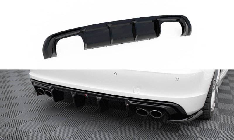 Maxton Diffusor Heck Ansatz Audi S3 Sportback 8V AU-S3-8V-SB-RS1GOO_OO