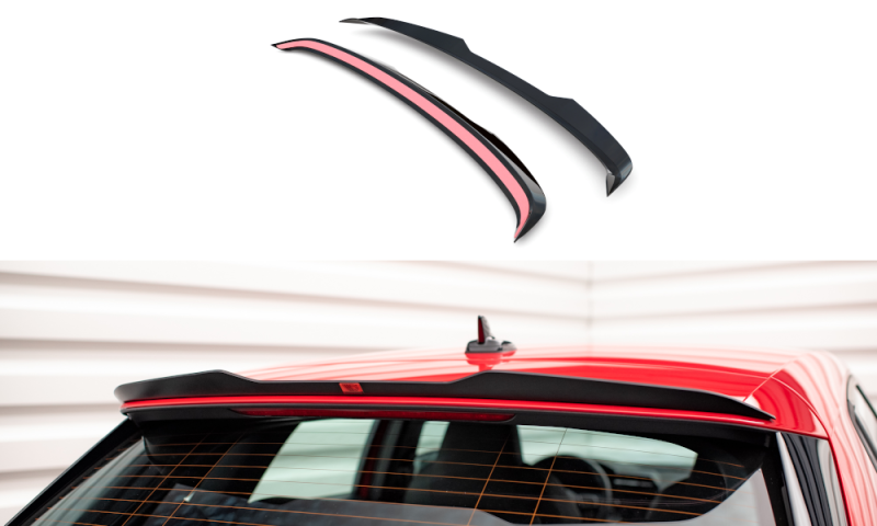 Maxton Spoiler CAP für Audi A3 Sportback 8Y schwarz Hochglanz AU-A3-8Y-CAP1-G