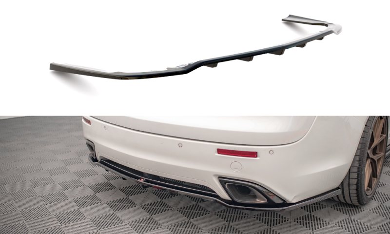 Maxton Mittlerer Diffusor Heck Ansatz DTM Look für Opel Insignia OPC Mk1 schwarz Hochglanz OP-IS-1-OPC-RD1G+RD2-G