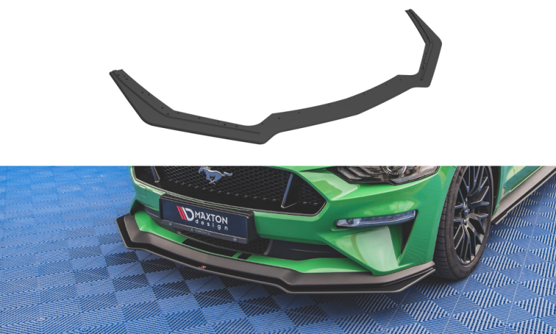 Maxton Street Pro Front Ansatz für V.1 für Ford Mustang GT MK6 Facelift FOMU6FGTCNC-FD1B