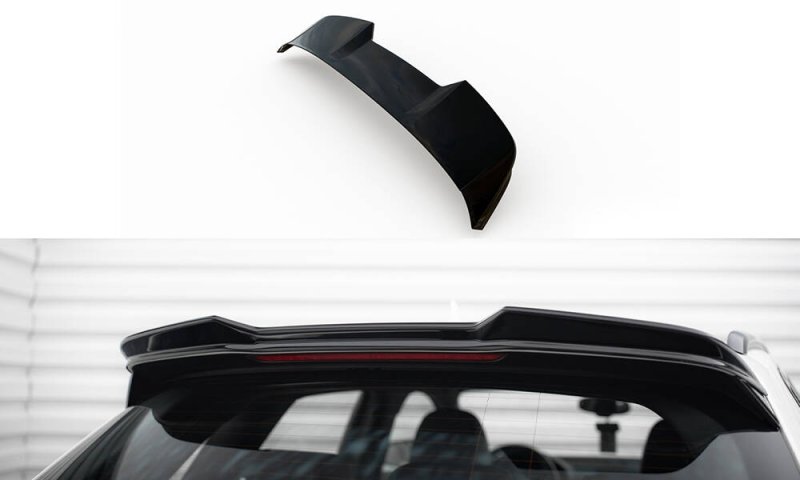 Maxton Spoiler CAP Abrisskante 3D Audi S3 / A3 S-Line Sportback / Hatchack 8V schwarz Hochglanz AU-S3-8V-SB-CAP3D1-G