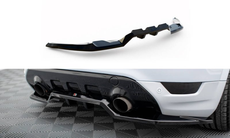 Maxton Mittlerer Cup Diffusor Heck Ansatz Ford Kuga ST Mk1 schwarz Hochglanz FO-KU-1-ST-RD1G+RD2-G