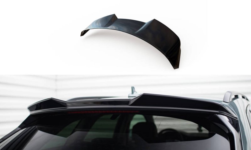 Maxton Spoiler CAP Abrisskante 3DAudi A6 Avant / A6 Allroad / A6 S-Line Avant / S6 Avant C8 / C8 Facelift schwarz Hochglanz AU-A6-C8-AR-CAP3D1-G