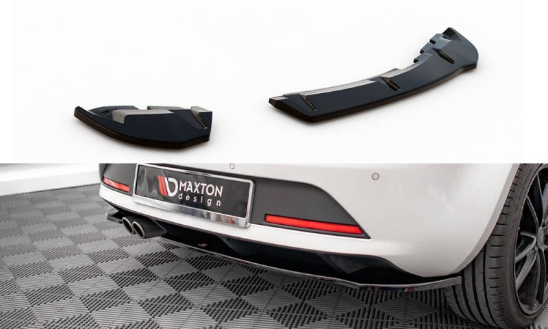 Maxton Heck Ansatz Flaps Diffusor Seat Ibiza FR SC Mk4 Facelift schwarz Hochglanz SE-IB-4F-FR-SC-RSD1-G