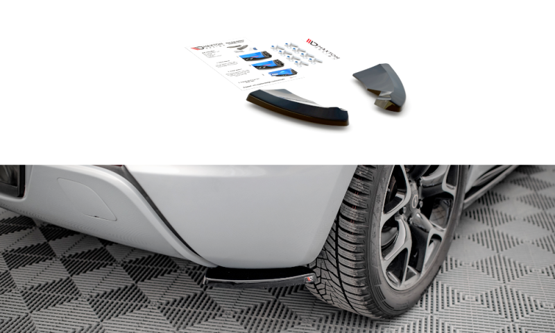 Maxton Heck Ansatz Flaps Diffusor für Opel Astra GTC OPC-Line J schwarz Hochglanz OP-AS-J-GTC-OPCLINE-RSD1-G