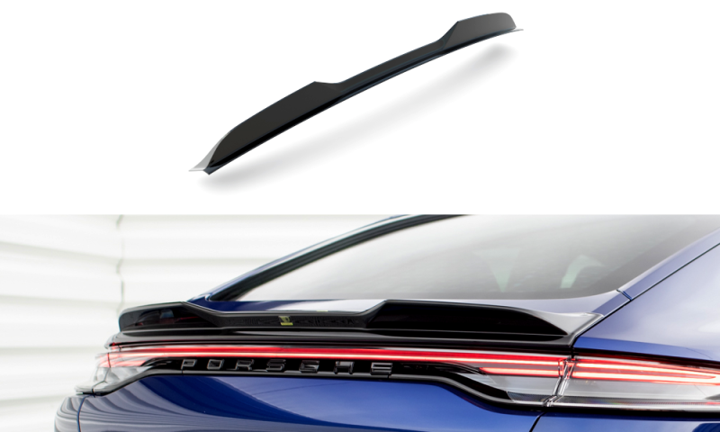 Maxton Spoiler CAP für 3D Porsche Panamera E-Hybrid 971 Facelift schwarz Hochglanz PO-PA-971F-H-CAP1-G