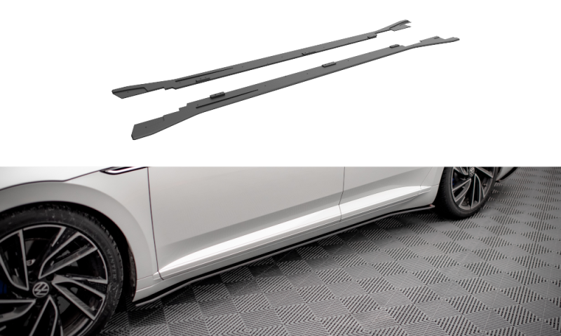 Maxton Street Pro Seitenschweller Ansatz für V.2 für Volkswagen Arteon R / R-Line Facelift VWAR1FRCNC-SD1B