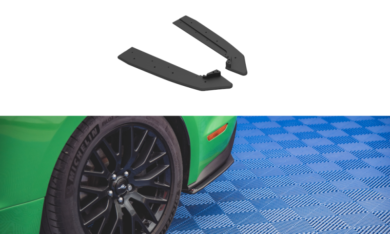 Maxton Street Pro Heck Ansatz Flaps Diffusor V.1 für Ford Mustang GT Mk6 Facelift FOMU6FGTCNC-RSD1B