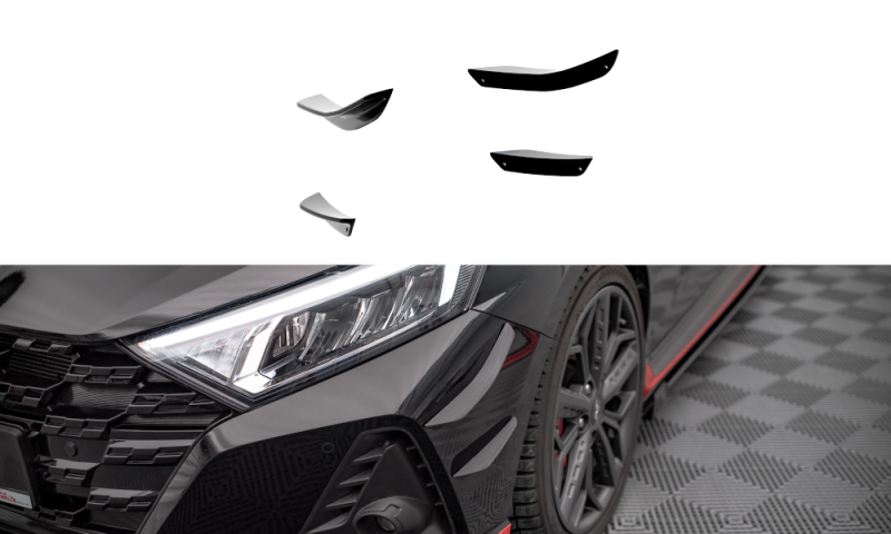 Maxton Stoßstangenflügel vorne (Canards) Hyundai I20 N Mk3 HY-I20-3-N-CAN1