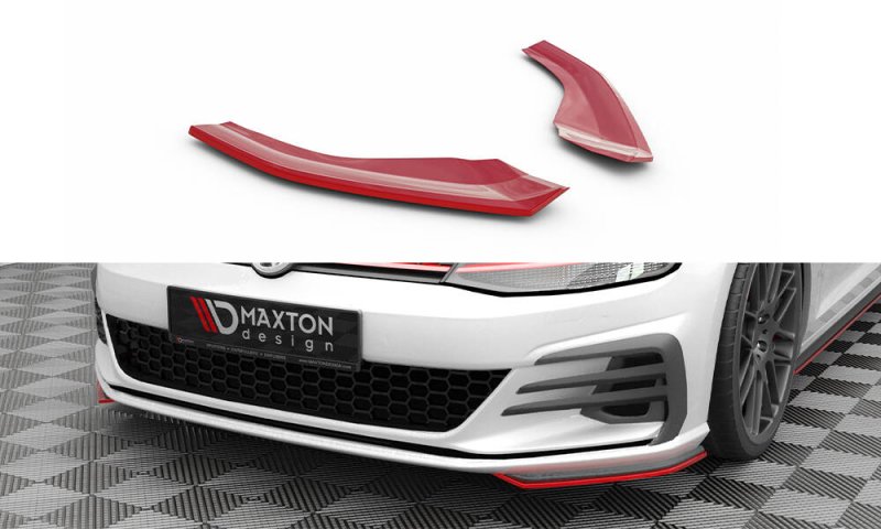 Maxton Front Ansatz Seite VW Golf GTI Mk7 Facelift VW-GO-7F-GTI-FD6-RED