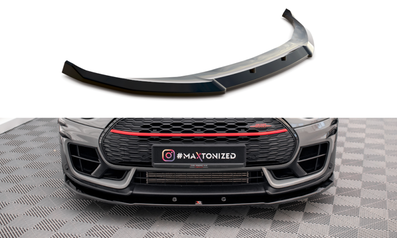 Maxton Front Ansatz V.2 für Mini Cooper Clubman John Cooper Works F54  schwarz Hochglanz MC-CM-2-S-JCW-FD2-G