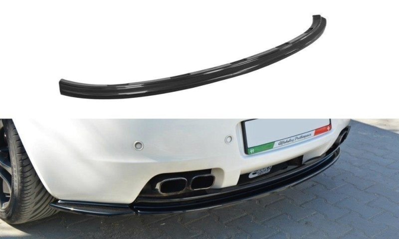 Maxton Mittlerer Diffusor Heck Ansatz für Alfa Romeo Brera  schwarz Hochglanz AL-BR-1-RD1-G