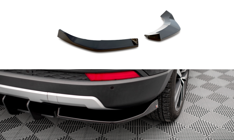 Maxton Heck Ansatz Flaps Diffusor für Seat Ateca Mk1 schwarz Hochglanz SE-AT-1-RSD1-G