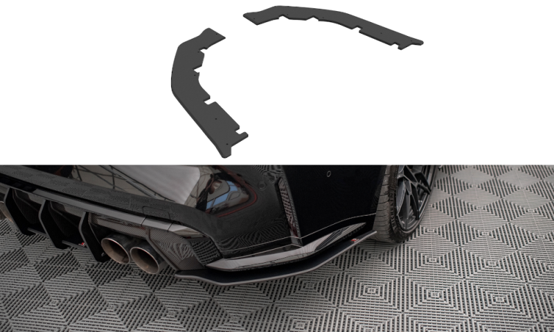 Maxton Street Pro Heck Ansatz Flaps Diffusor für BMW M4 G82 BM4G82MCNC-RSD1B