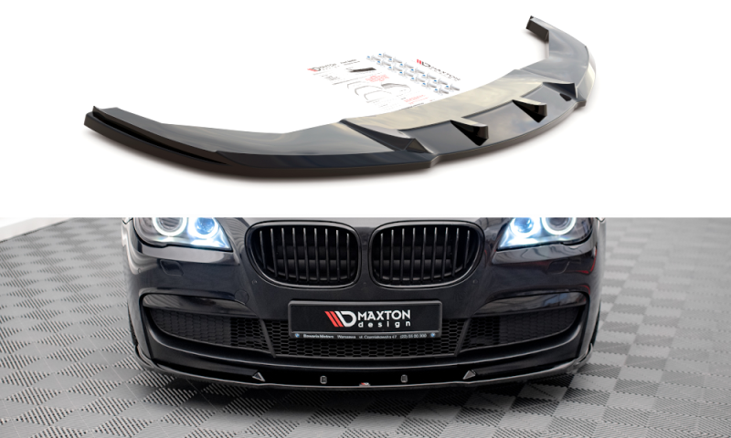 Maxton Front Ansatz V.2 für BMW 7 M-Paket F01 schwarz Hochglanz BM-7-01-MPACK-FD2-G