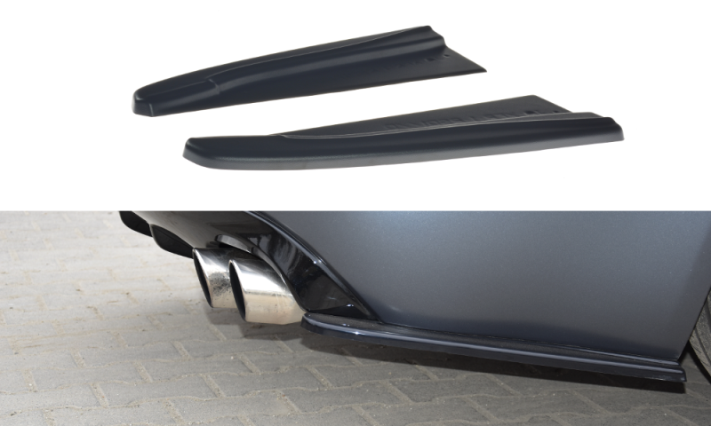 Maxton Heck Ansatz Flaps Diffusor für JAGUAR XF- R schwarz Hochglanz JA-XFR-1-RSD1-G