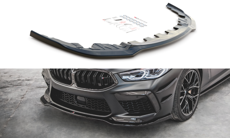 Maxton Front Ansatz V.2 für BMW M8 Gran Coupe F93 schwarz Hochglanz BM-M8-G16-FD2-G