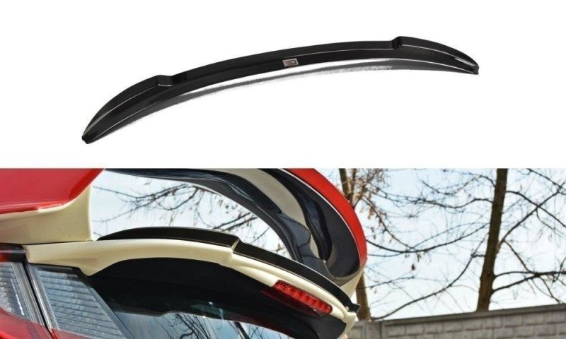 Maxton Spoiler CAP für n.2 HONDA CIVIC IX TYPE R schwarz Hochglanz HO-CI-9-TYPE-R-CAP2-G