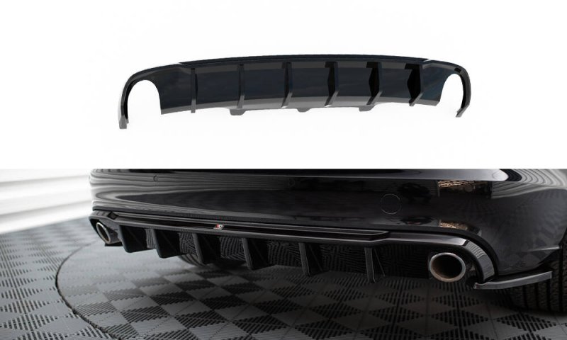 Maxton Diffusor Heck Ansatz Audi A6 Avant C7 AU-A6-C7-AV-RS1GO_O