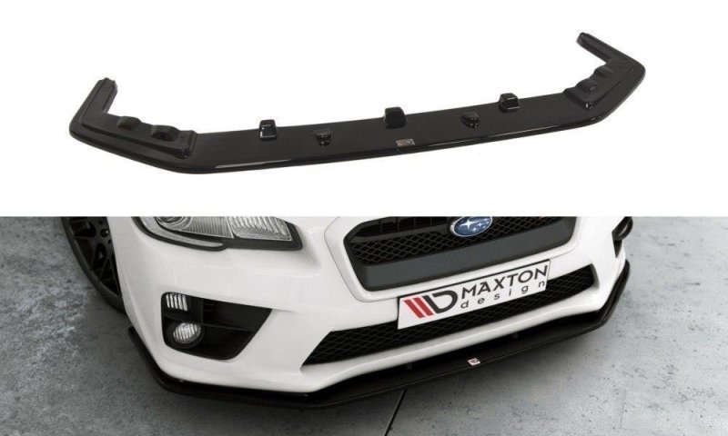 Maxton Front Ansatz für v.2 SUBARU WRX STI schwarz Hochglanz SU-IM-4-WRX-STI-FD2-G