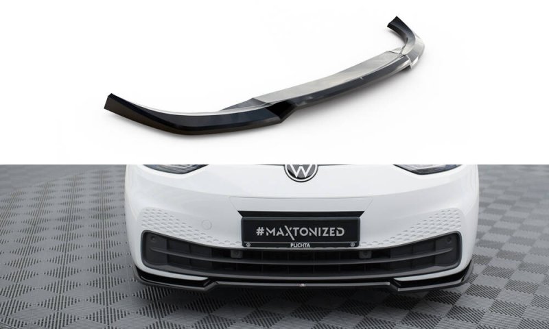 Maxton Front Ansatz V.1 VW ID.3 Mk1 schwarz Hochglanz VW-ID3-1-FD1-G