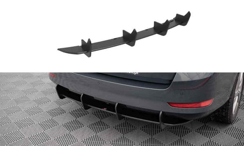Maxton Street Pro Heckschürze für Skoda Fabia Combi Mk3 Facelift SKAFA3FKCNC-RS1B