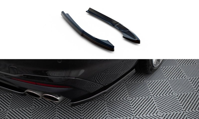 Maxton Heck Ansatz Flaps Diffusor Audi S4 B9 Facelift schwarz Hochglanz AU-S4-B9F-RSD1-G