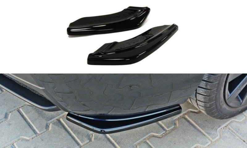 Maxton Heck Ansatz Flaps Diffusor für MAZDA 3 MPS MK1 (PREFACE) schwarz Hochglanz MA-3-MPS-1-RSD1-G