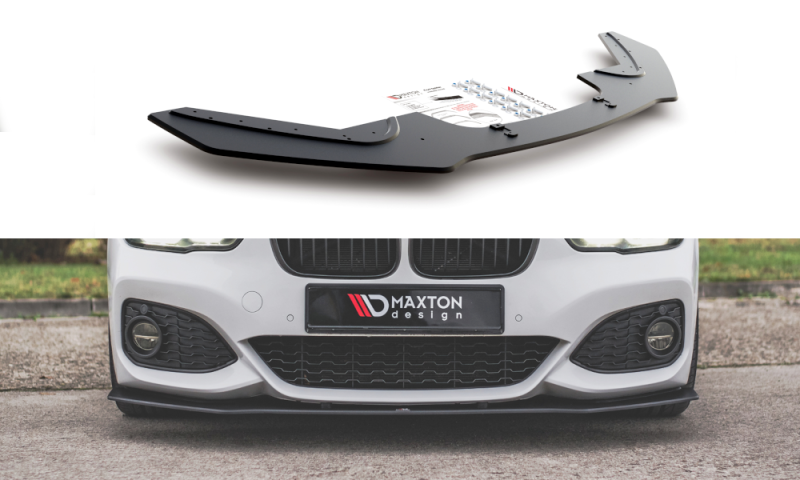 Maxton Robuste Racing Front Ansatz V.3 für passend für BMW 1er F20 M-Paket Facelift / M140i BM1F20FMCNC-FD3B