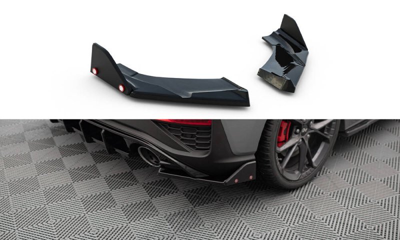 Maxton Heck Ansatz Flaps Diffusor V.4 + Flaps Hyundai I30 N Hatchback Mk3 Facelift HY-I30-3F-N-RSD4G+RSF1B