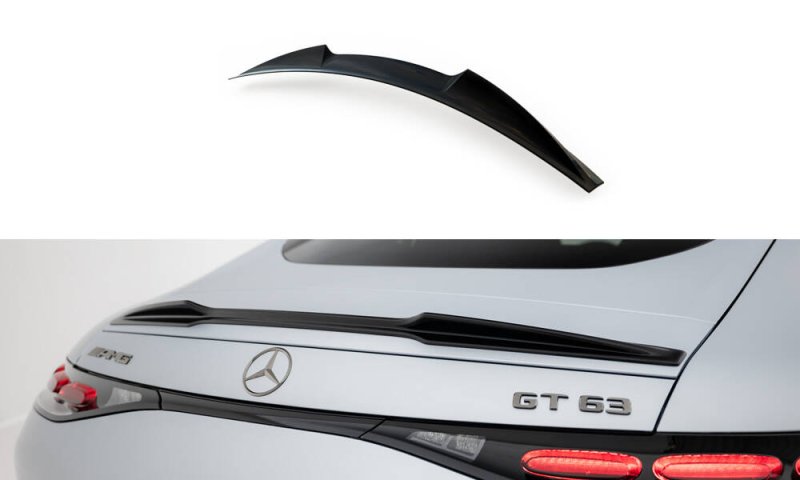 Maxton Spoiler CAP Abrisskante 3D Mercedes-AMG GT 63 C192 schwarz Hochglanz ME-AMG-GT-2-63-CAP3D1-G