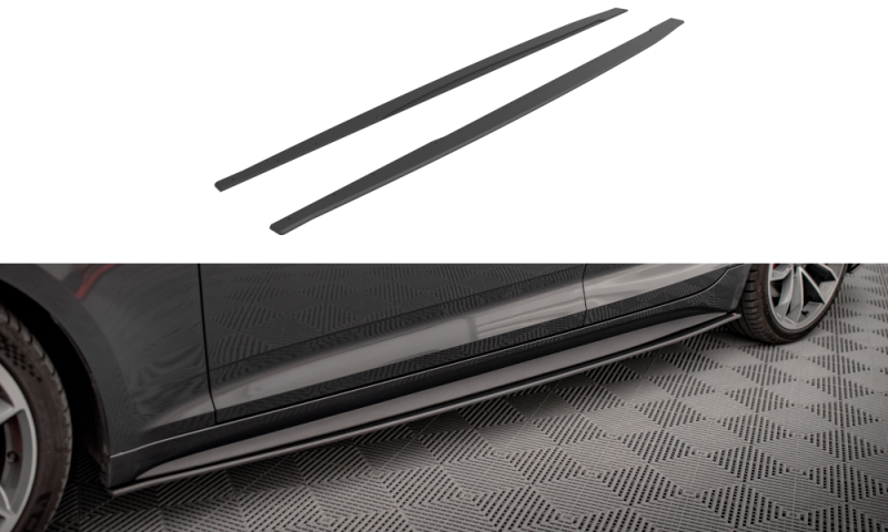 Maxton Street Pro Seitenschweller Ansatz für Audi A5 S-Line / S5 Sportback F5 AUS52SBCNC-SD1B