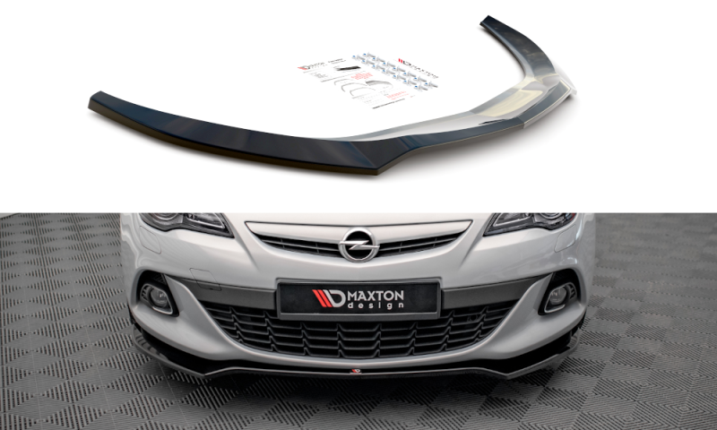 Maxton Front Ansatz V.2 für Opel Astra GTC OPC-Line J schwarz Hochglanz OP-AS-J-GTC-OPCLINE-FD2-G