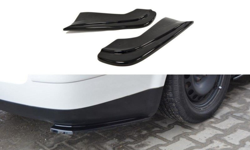 Maxton Heck Ansatz Flaps Diffusor für VW PASSAT B5 Kombi schwarz Hochglanz VW-PA-B5-VA-RSD1-G