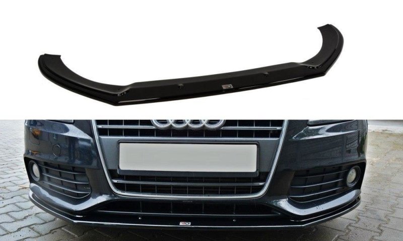 Maxton Front Diffuser V.2 Audi A4 B8 schwarz Hochglanz AU-A4-B8-FD2-G