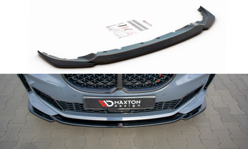 Maxton Front Ansatz V.3 für BMW 1er F40 M-Paket/ M135i  schwarz Hochglanz BM-1-40-MPACK-FD3-G