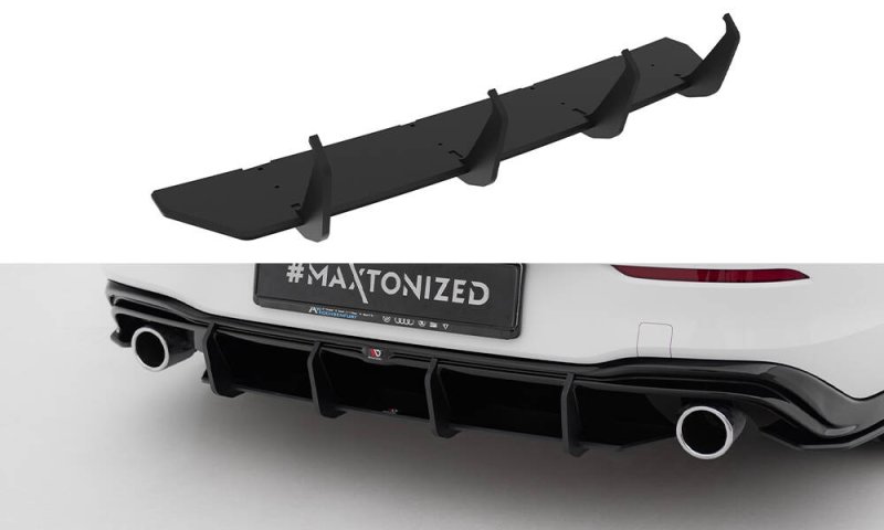 Maxton Street Pro Heckschürze V.4 VW Golf GTI Mk8 VWGO8GTICNC-RS4B