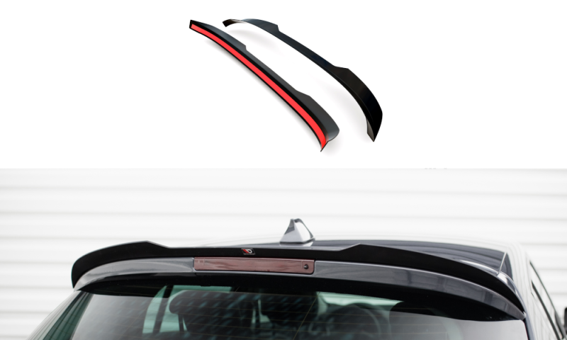 Maxton Spoiler CAP Abrisskante Renault Megane GT Mk3 Facelift schwarz Hochglanz RE-ME-3-GT-CAP1-G