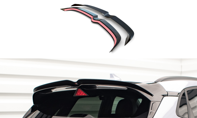 Maxton Spoiler CAP für Hyundai Kona N Mk1 schwarz Hochglanz HY-KO-1-N-CAP1-G