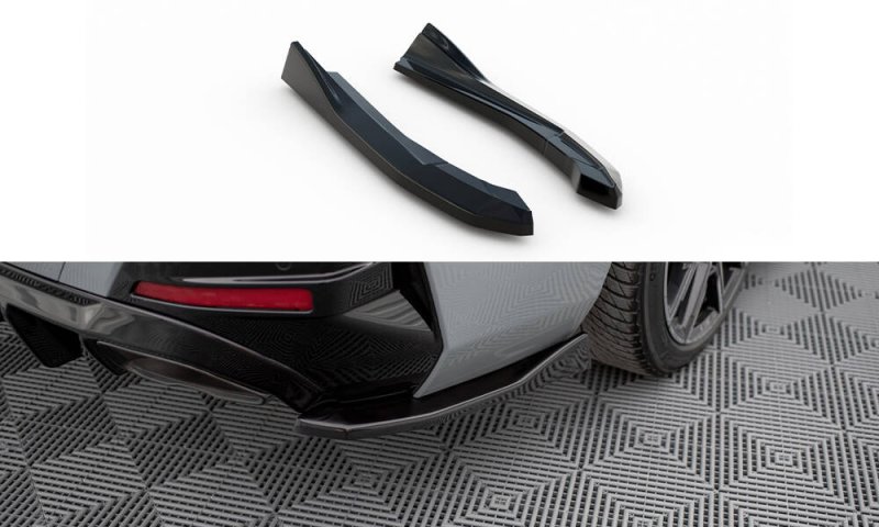 Maxton Heck Ansatz Flaps Diffusor V.4 BMW M440i Gran Coupe G26 schwarz Hochglanz BM-4-G26-MPACK-GC-RSD6-G
