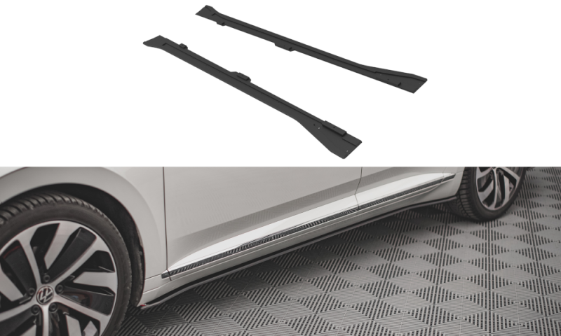 Maxton Street Pro Seitenschweller Ansatz für Volkswagen Arteon R-Line Facelift VWAR1FRLINECNC-SD1B