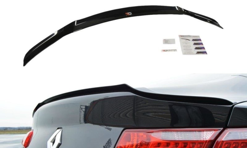 Maxton Spoiler CAP für Renault Laguna mk 3 Coupe schwarz Hochglanz RE-LA-3-C-CAP1-G