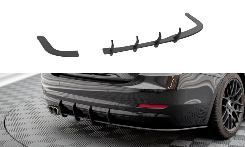 Maxton Street Pro Heckschürze für BMW 4er Gran Coupe F36 BM4F36GCCNC-RS1B
