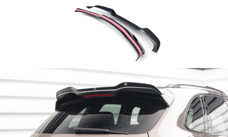 Maxton Spoiler CAP für Porsche Cayenne Mk2 schwarz Hochglanz PO-CAY-2-CAP1-G